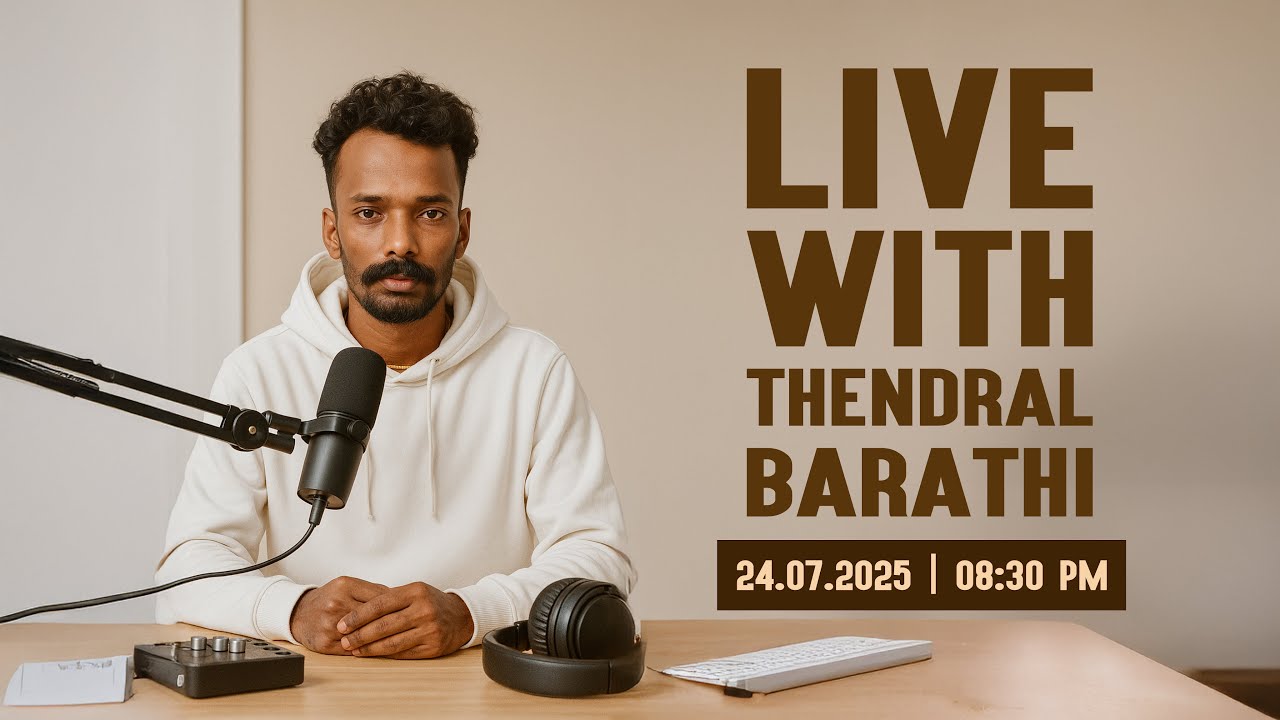 Live with Thendral Barathi | 24.07.2025 | 08:30 pm