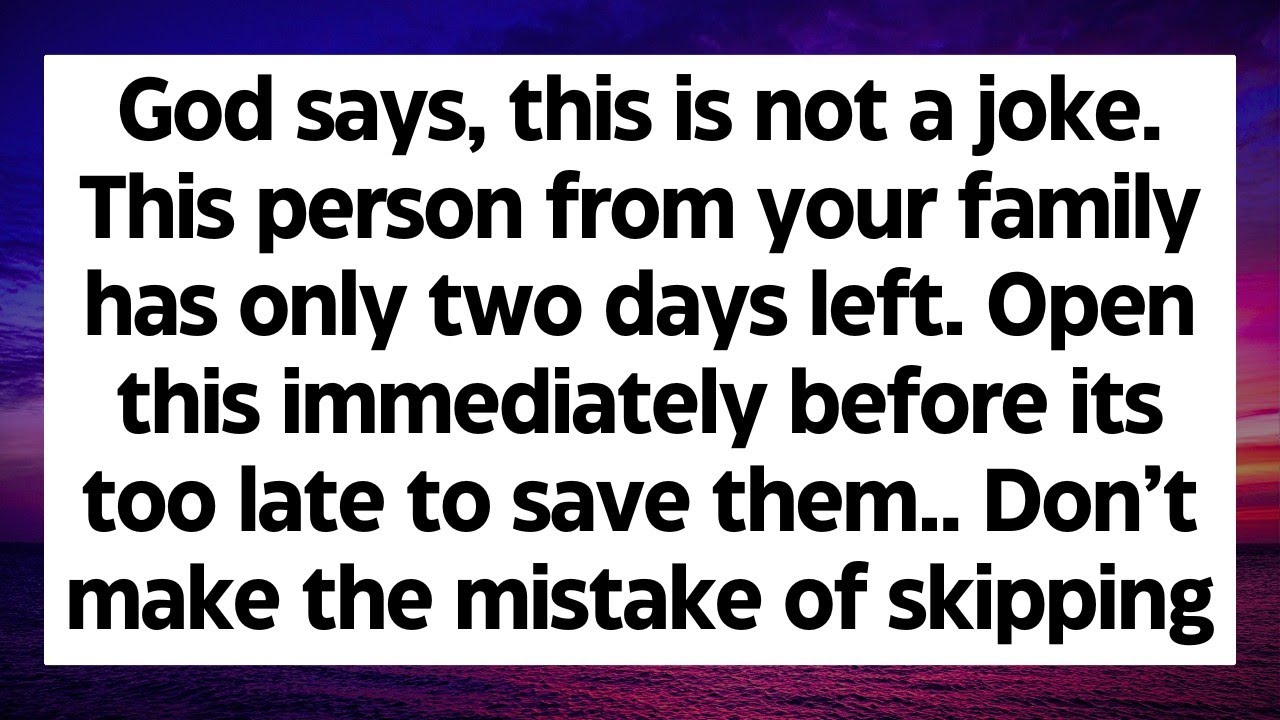 🛑God says, this is not a joke. You will receive a massive amount of money in just 2 minutes...