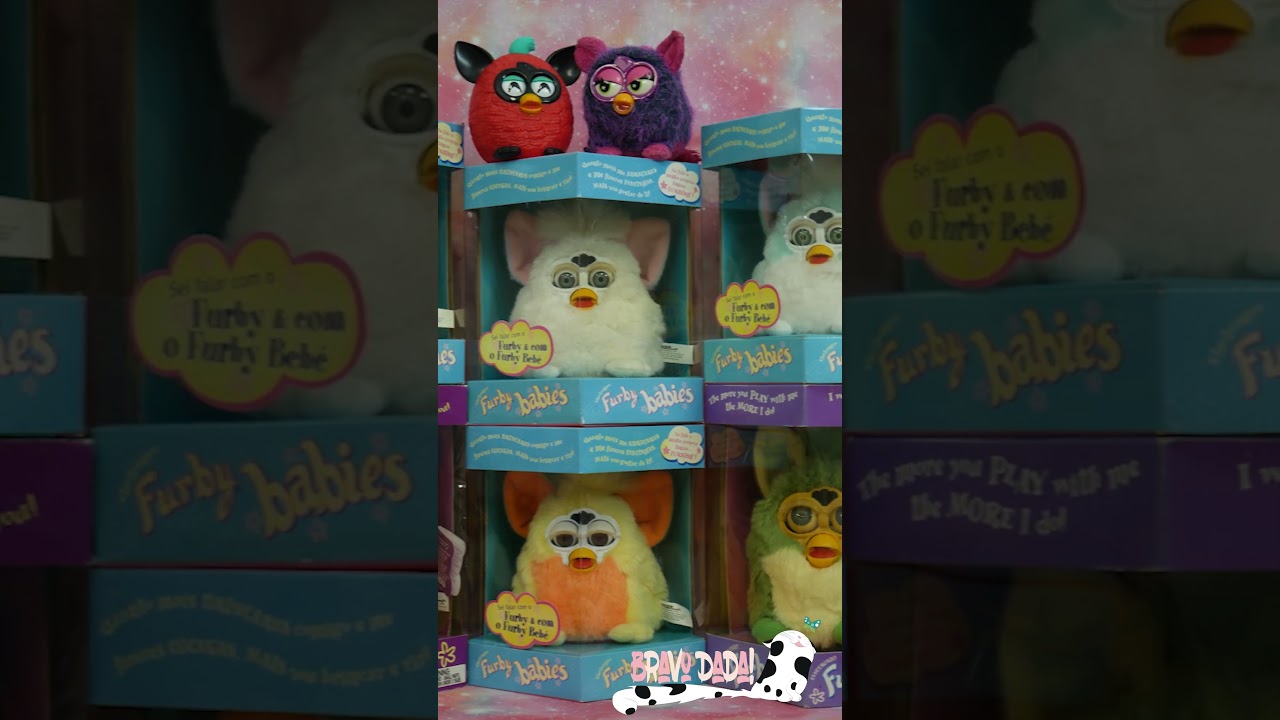 Original Furby and Furby Babies - 90s Toys - My Small Furby Collection! 🥰#Shorts #VintageToys #Furby