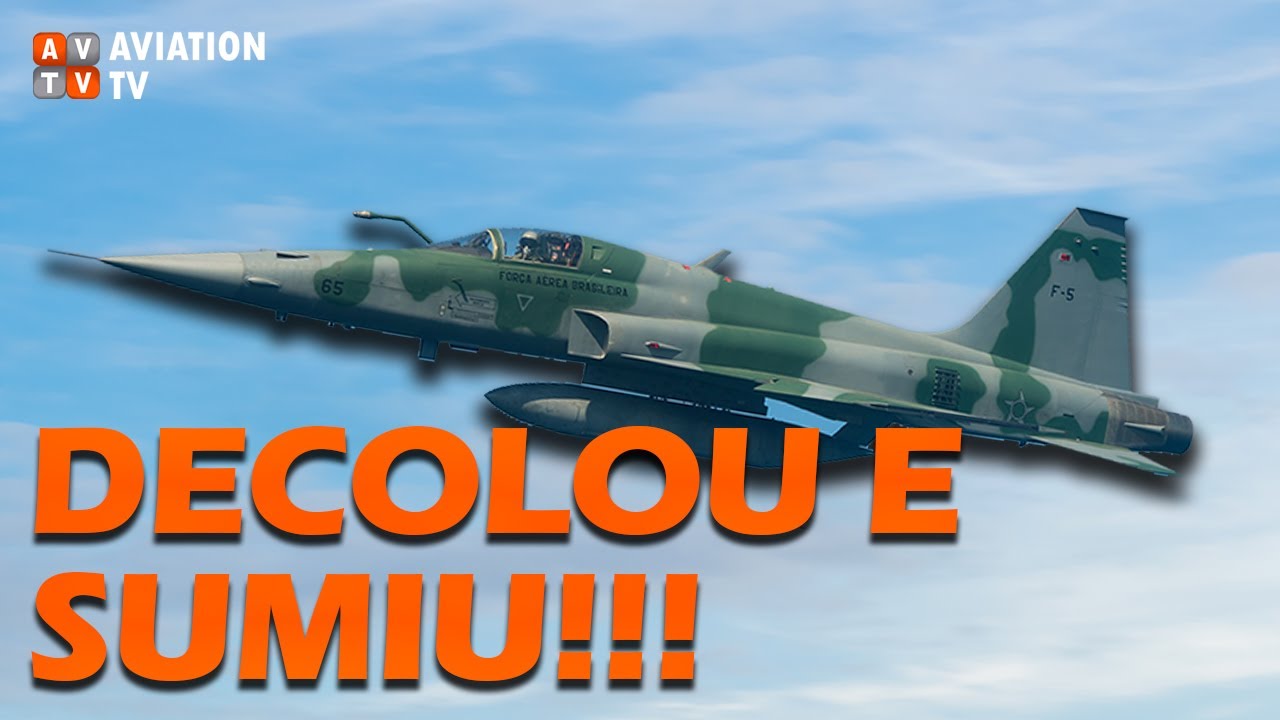 ALTA PERFORMANCE! Ca&ccedil;a F-5 da FAB Decola com Tudo e Deixa at&eacute; o C&acirc;mera Perdido.