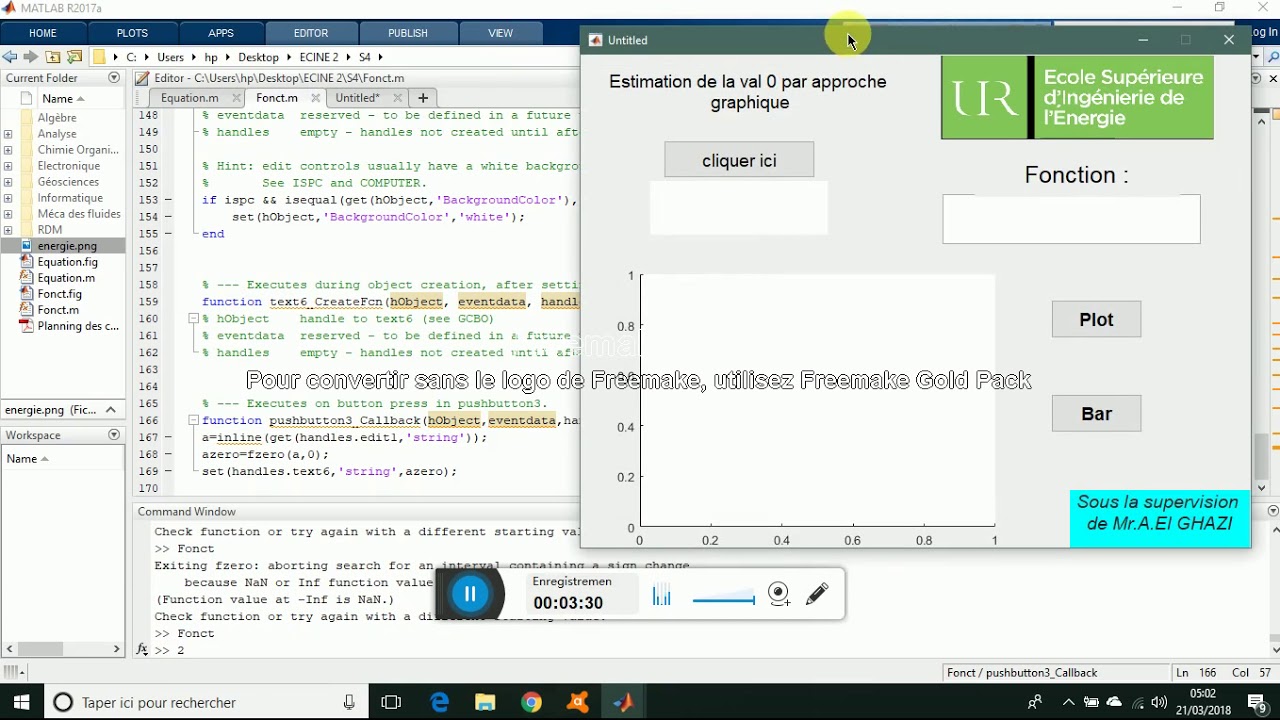 Tuto Matlab Gui (Tracer une fonction)