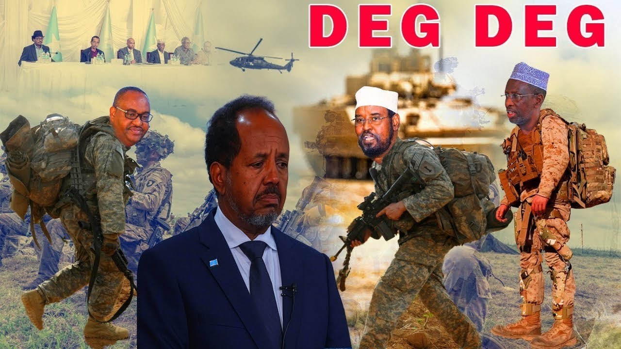 DEG DEG: Ciidankii A/Madoobe iyo Taliyahooda oo XASAN SH ku xeray XALANE & SHARIIF oo Hubkii Abgaal.