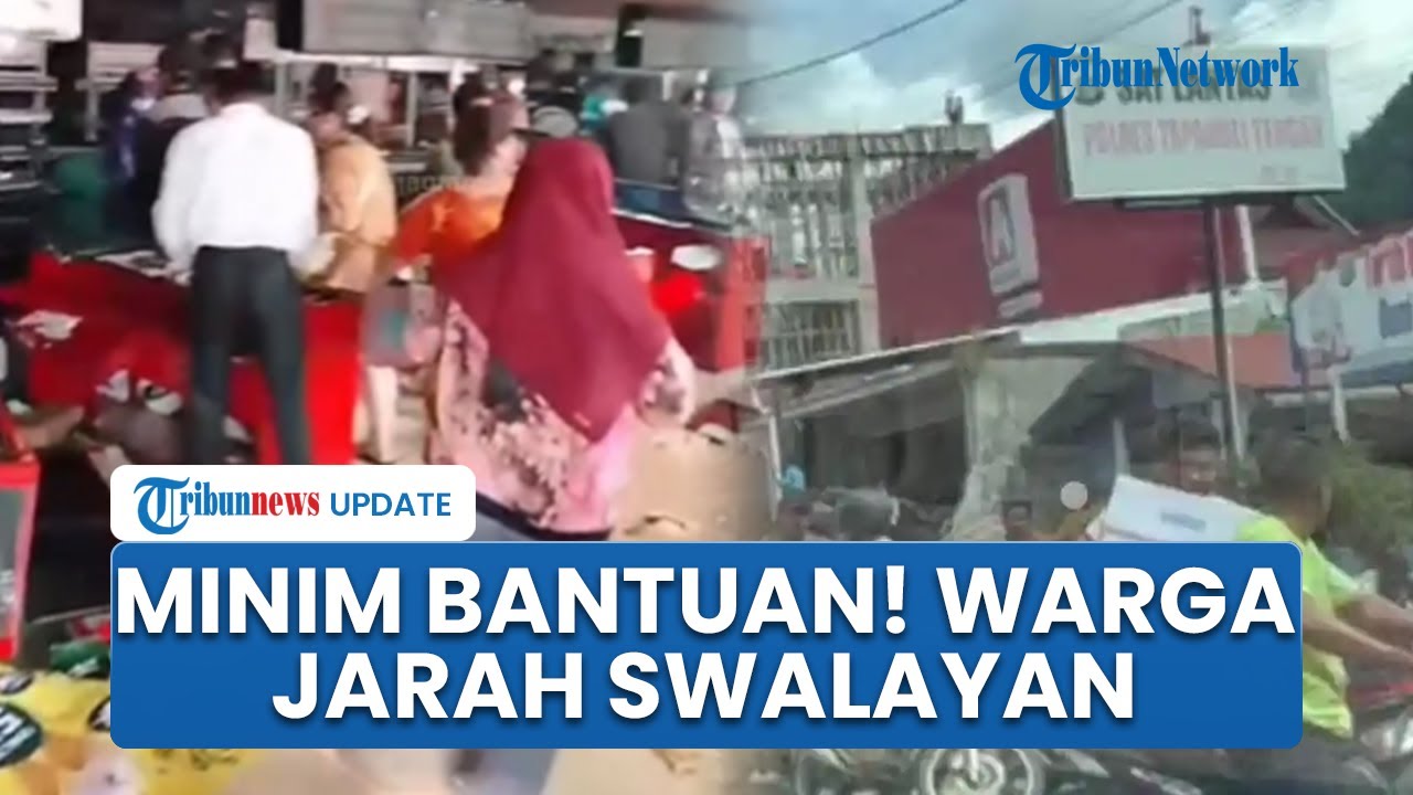 Situasi Keos! Minimarket, Konter HP & Gudang Bulog Dijarah Warga di Tapteng Pasca Banjir & Longsor