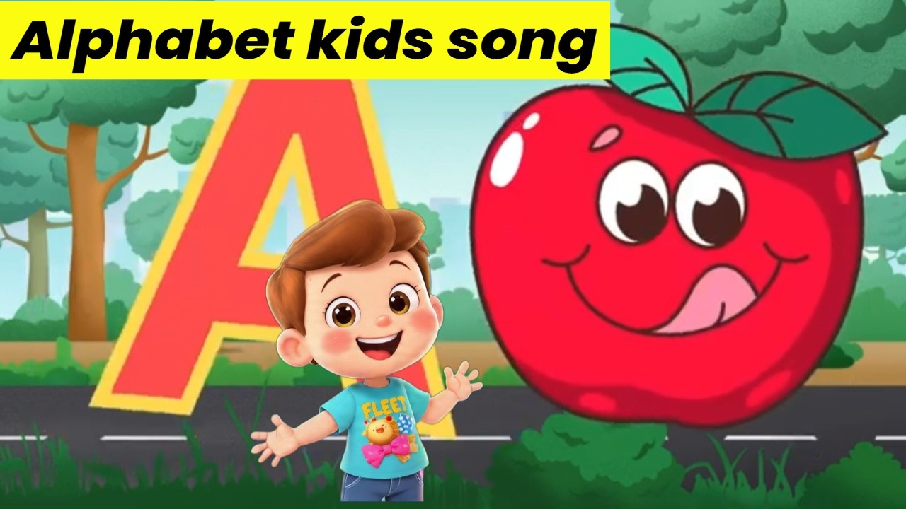 A to Z Learning Song for Kids  ABC with Phonics and Fun Words  Nursery Rhymes & Kids Songs