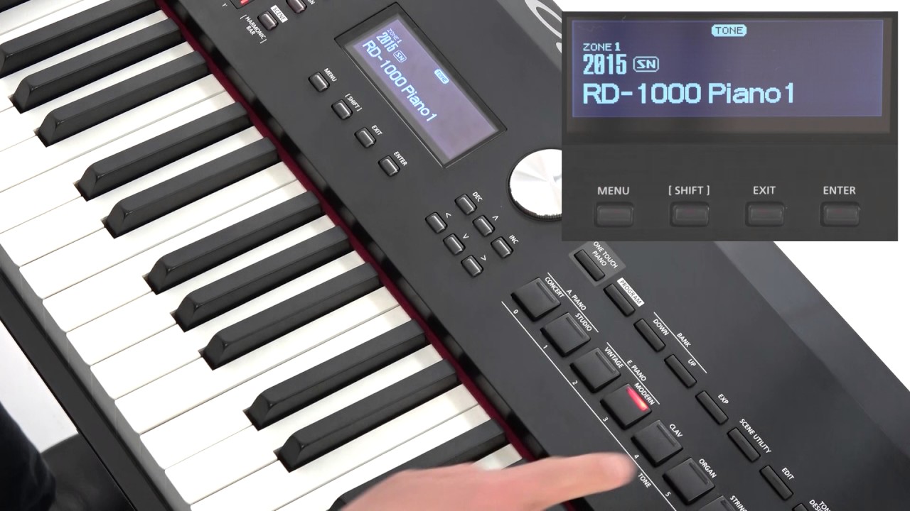 &ldquo;Selecting Tones&rdquo; Roland RD-2000 #01