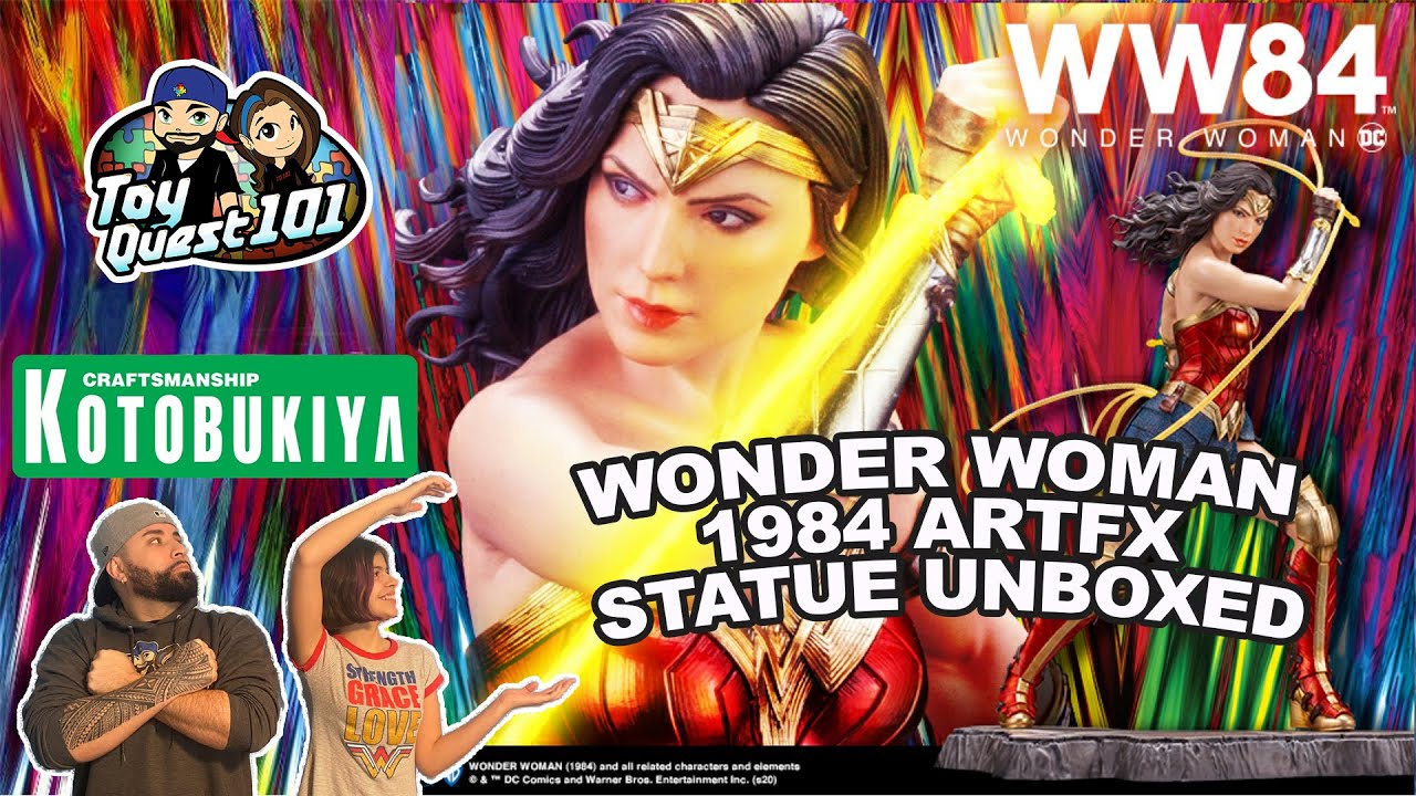 Kotobukiya Wonder Woman 1984 ARTFX Movie Statue Unboxed