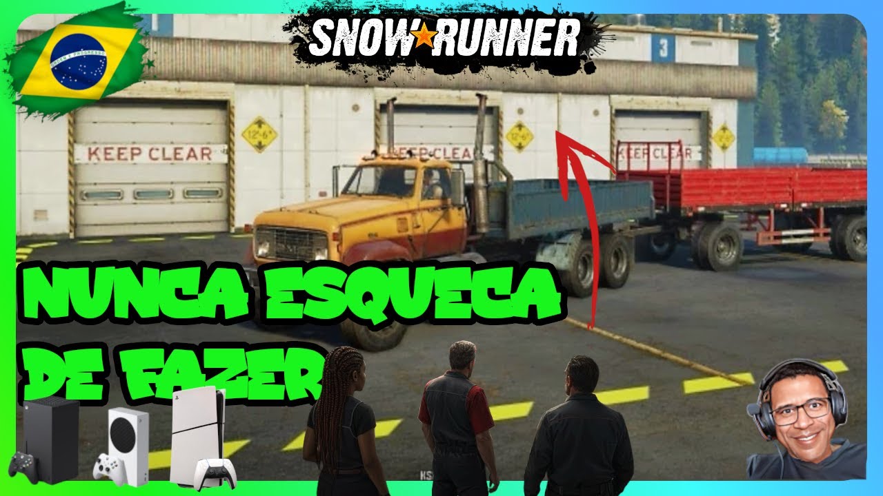 NUNCA esqueça de FAZER ISSO ! #snowrunner #simulação #roadcraft