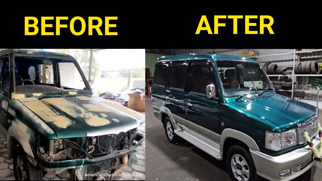 எப்படி இந்த மாற்றம் ? Toyota Qualis Restoration - Tirupurmohan #tmf #toyota