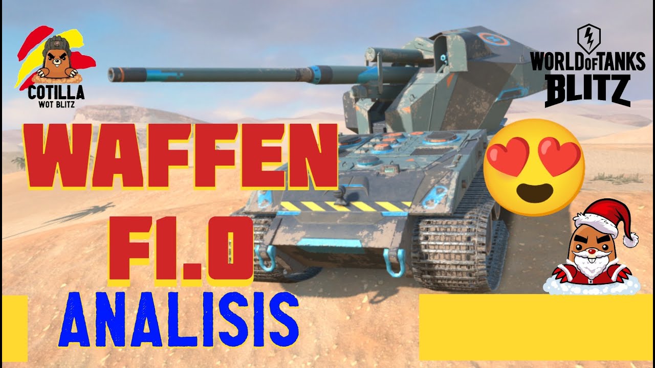 Rese&ntilde;a Waffen F1.0 WoT Blitz | Merece la pena Waffen F1.0 World of Tanks Blitz en Espa&ntilde;ol - ANALISIS