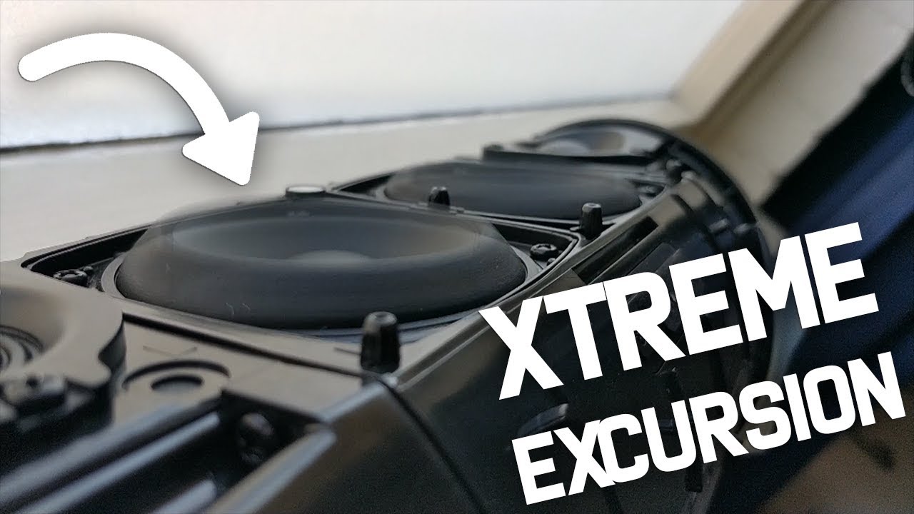 AQUA DROP - JBL XTREME 2 EXCURSION/BASS TEST #3