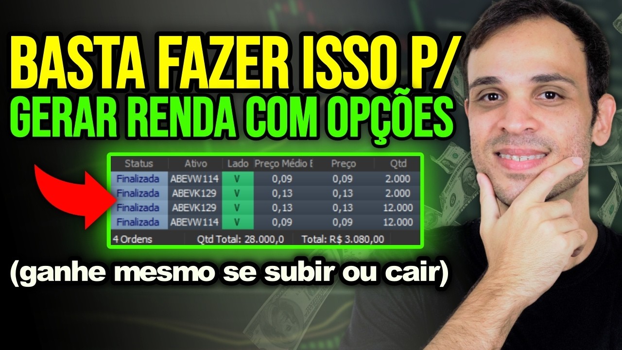 COMO EMBOLSEI R$ 3.080 EM 1 DIA VENDENDO OP&Ccedil;&Otilde;ES (STRANGLE NA PR&Aacute;TICA)