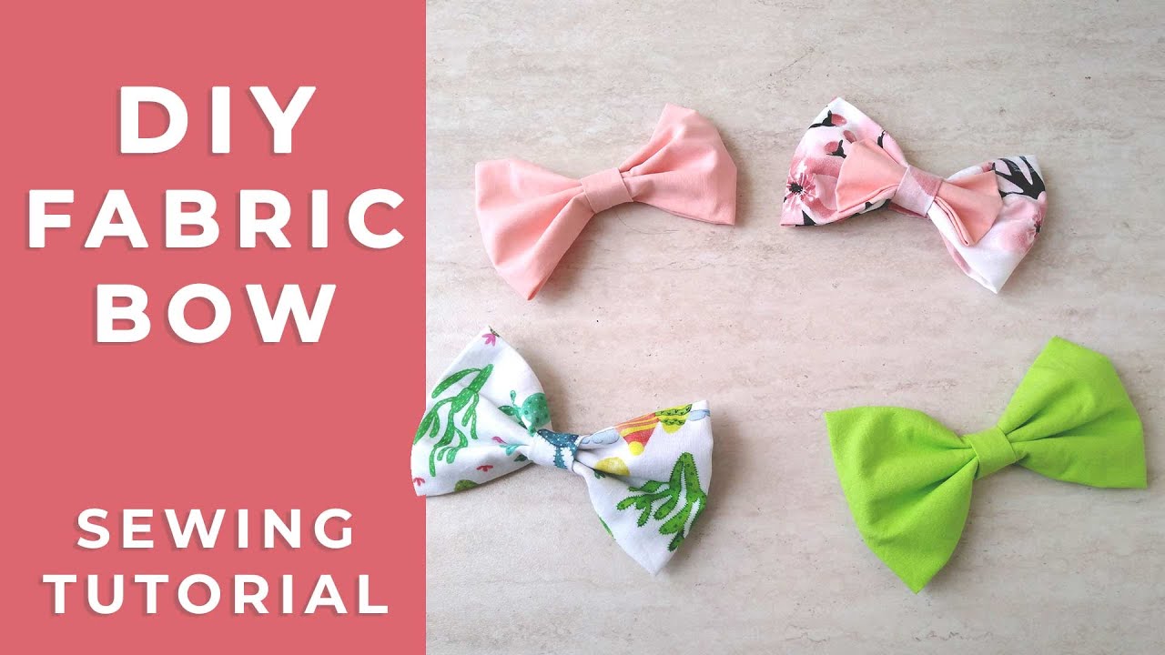 How to Make Fabric Bows | DIY Fabric Bow + Hair Bow Tutorial