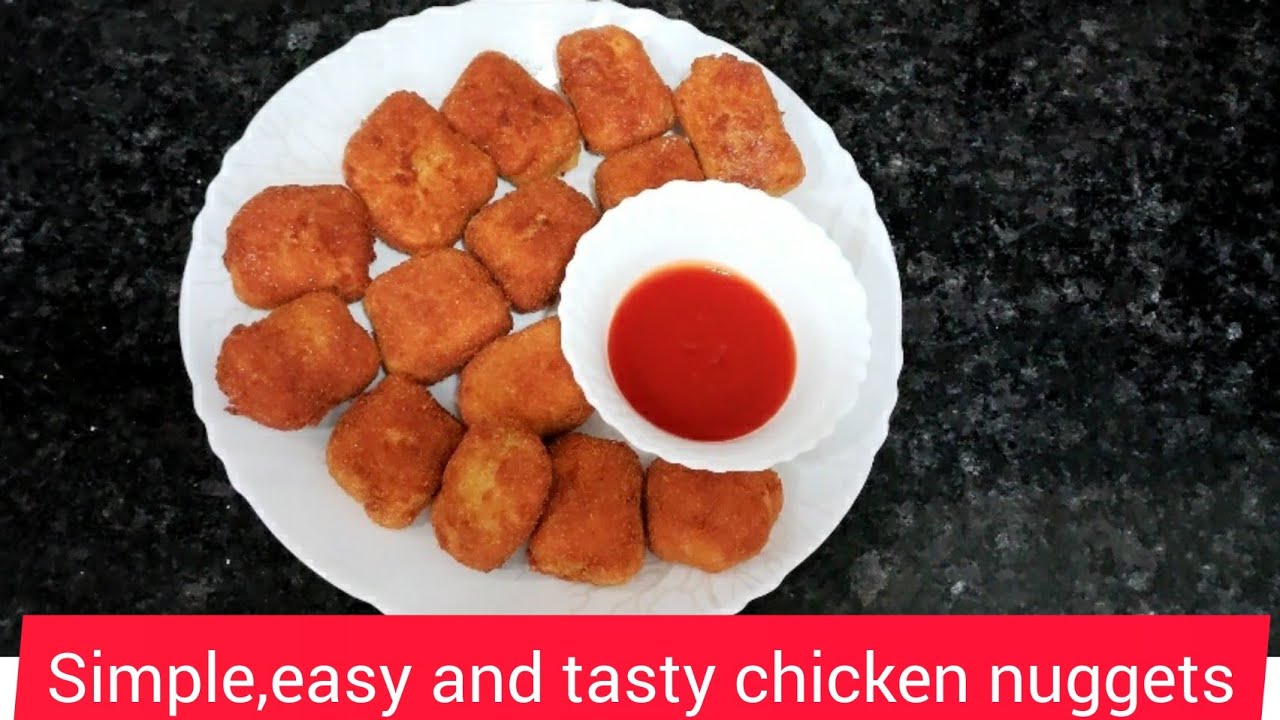 Simple, easy and tasty Chicken Nuggets /चिकन नगेट्स