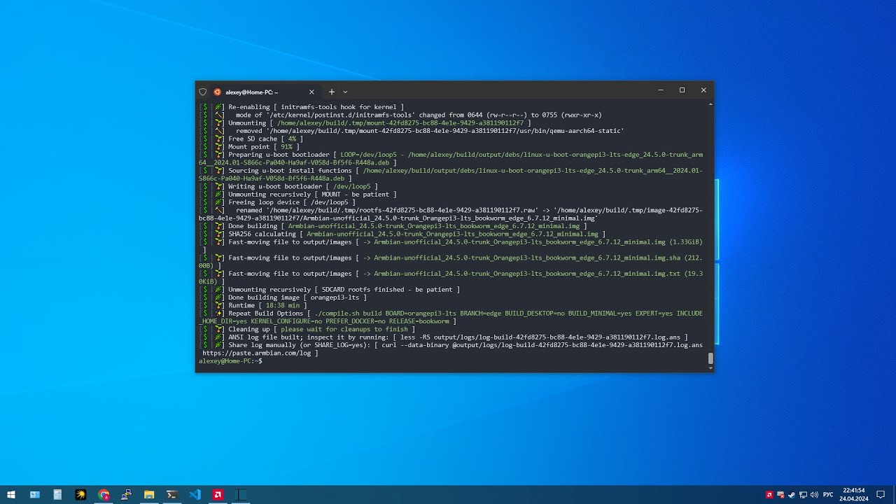 OLIA Linux 2: Базовая сборка Armbian