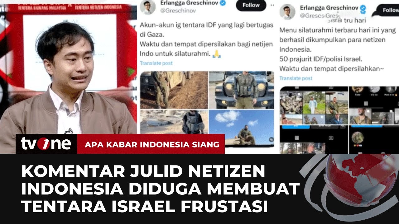 Tentara Israel Frustrasi Akibat Komentar Julid Netizen | AKIS tvOne