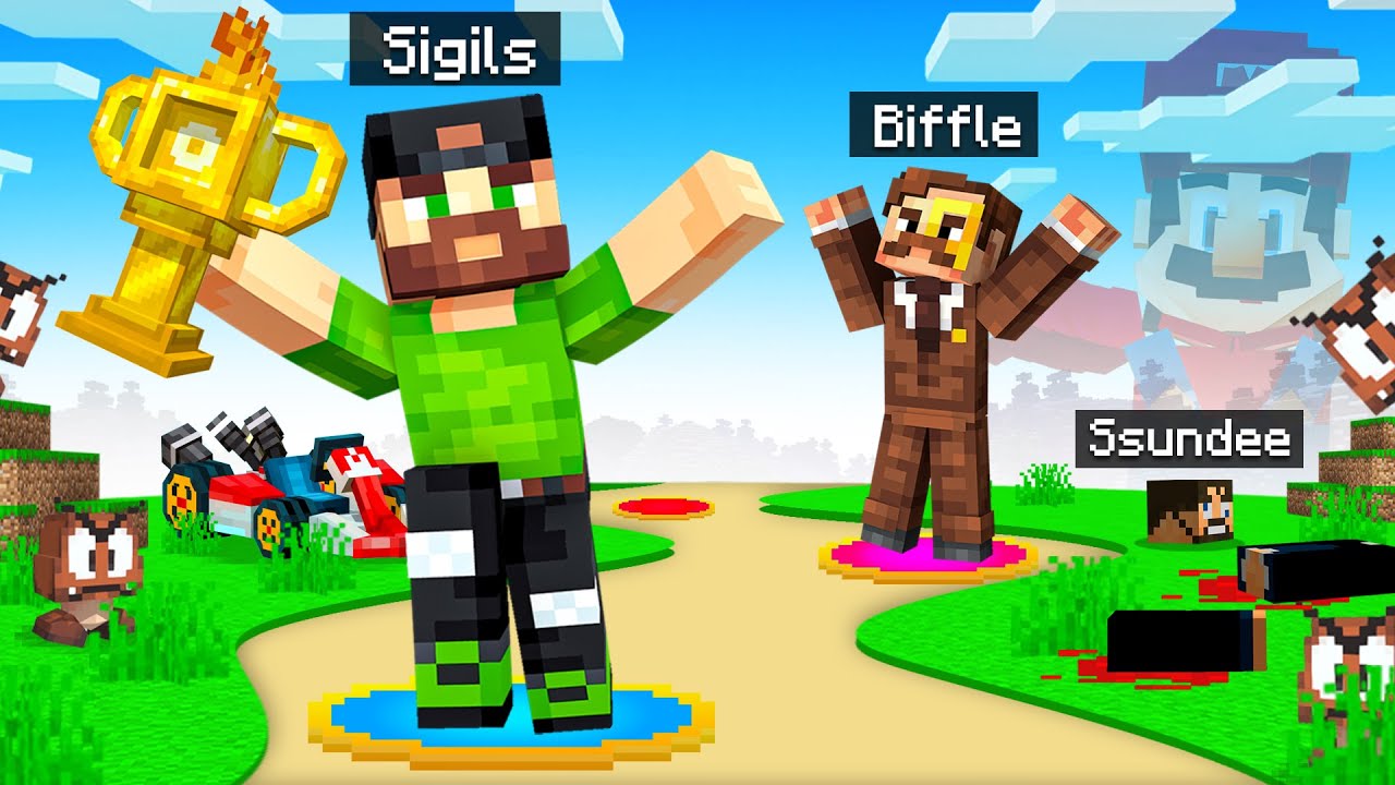 I am NEVER TALKING TO BIFFLE AGAIN in Minecraft Wii Party
