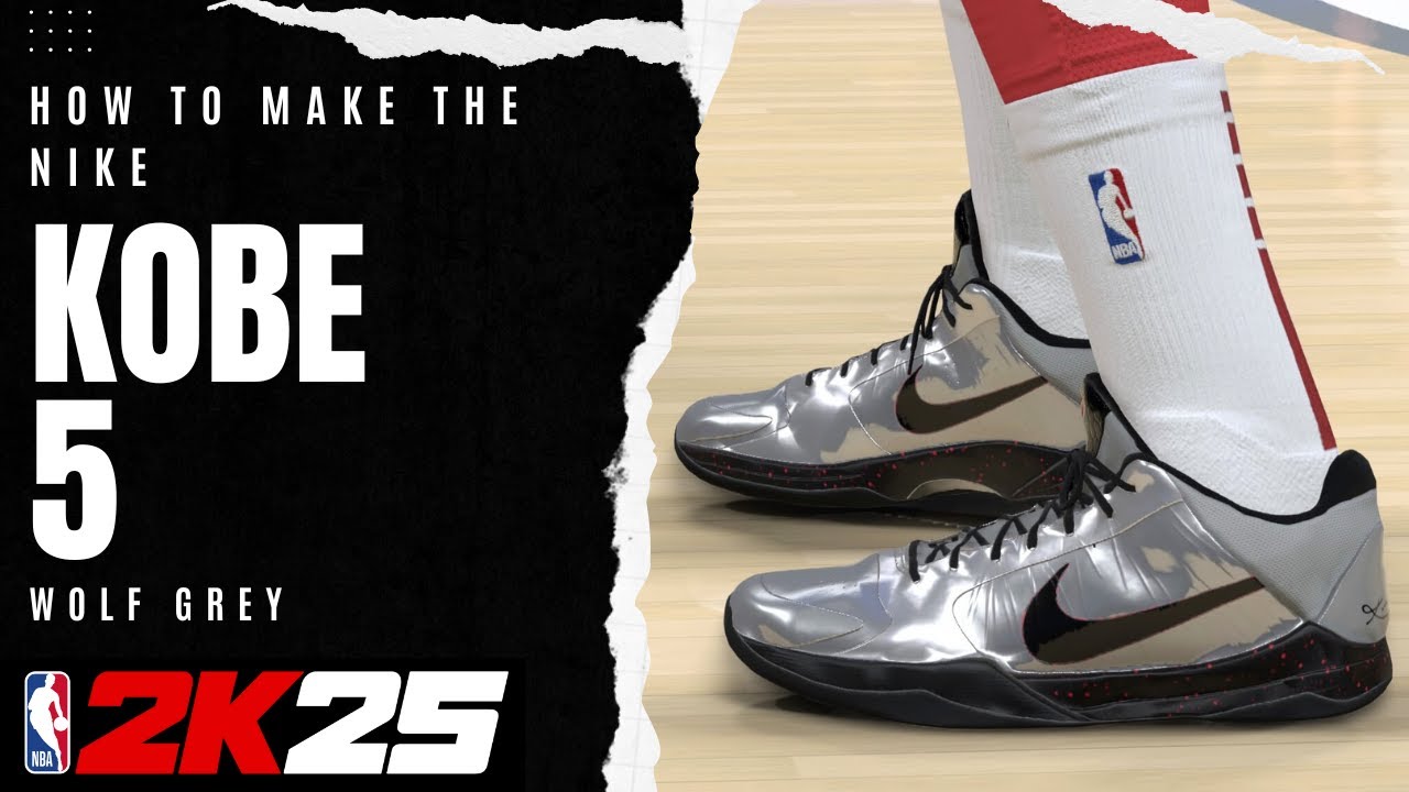 Make the Kobe 5 Wolf Grey in NBA 2K25
