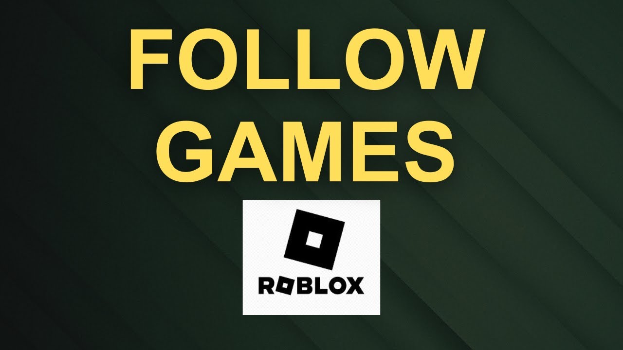 How To Follow GAMES On Roblox Mobile