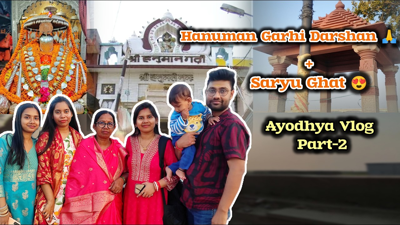 Hanuman Garhi Mein Itni Bheed 😱 | Ayodhya Ram Mandir Part-2 | Saryu Ghat Vlog #thearshivibes