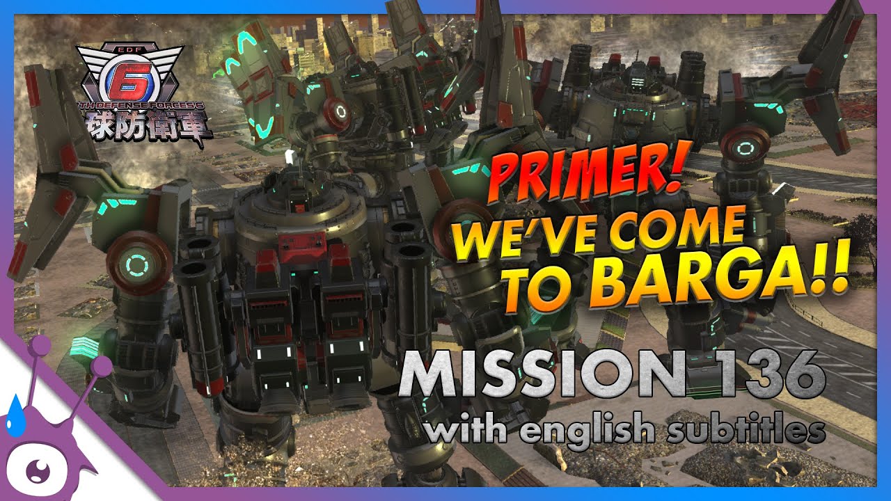 Earth Defense Force 6 - Mission 136 (English Subtitles) - Clash of the Giant Gods - Ranger - PS5