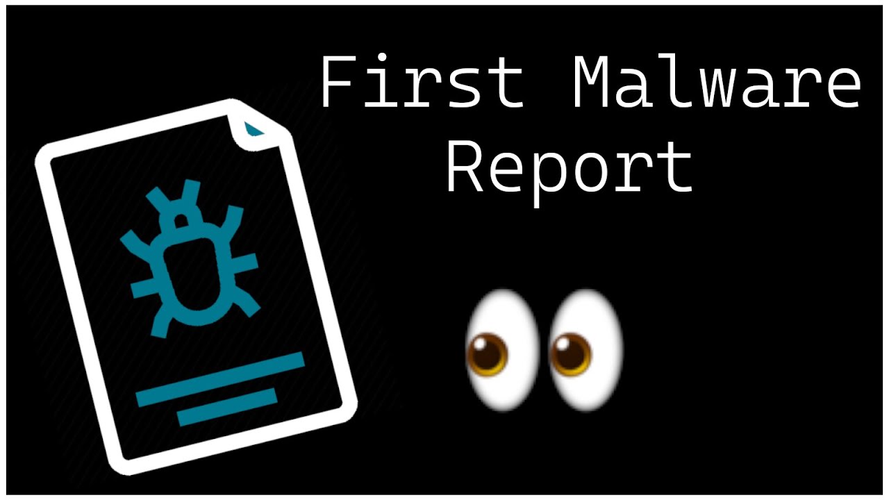 Writing my First Malware Report :)