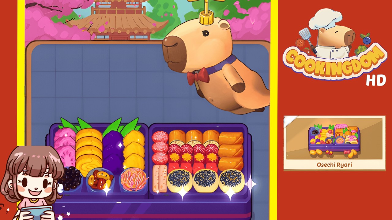 Cookingdom Level 163 Osechi Ryori Solution Walkthrough