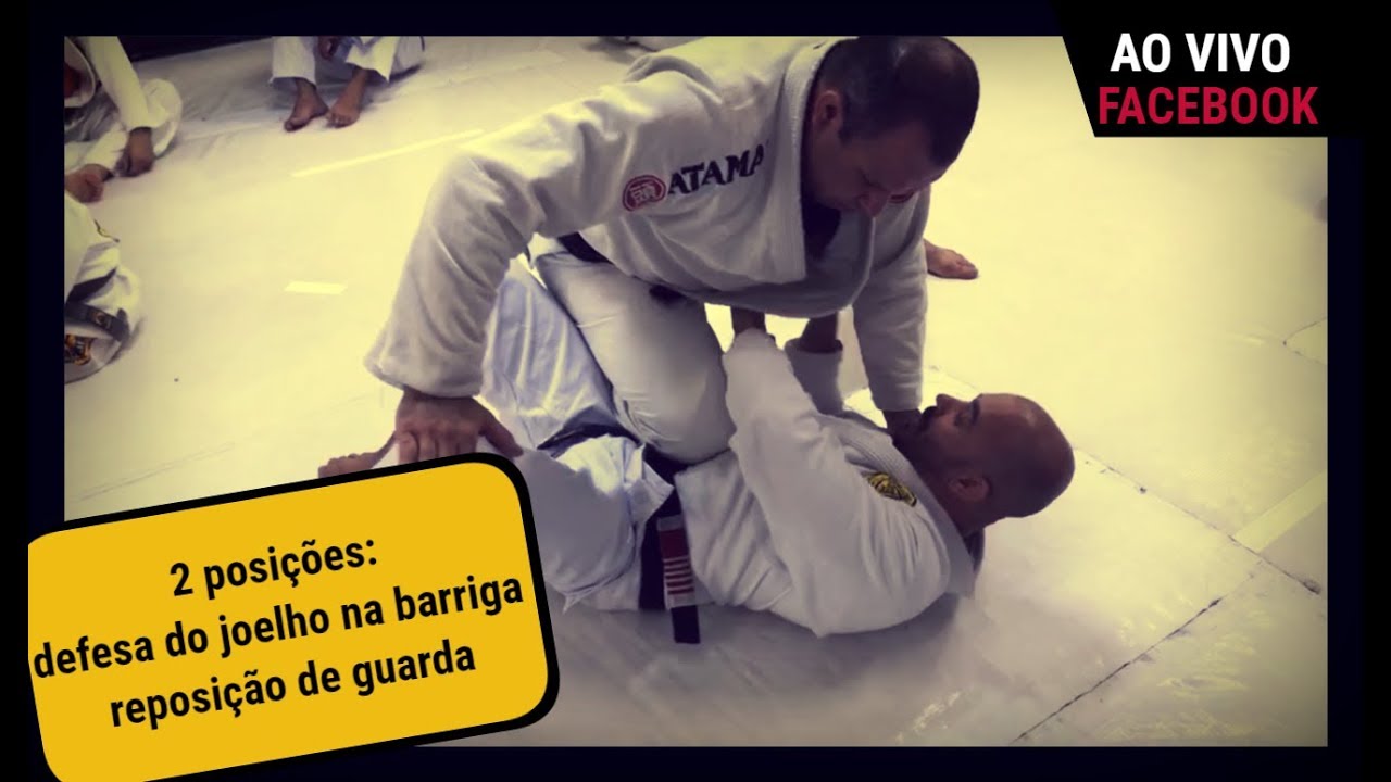 2 posições - defesa do Joelho no abdomem e reposição de guarda
