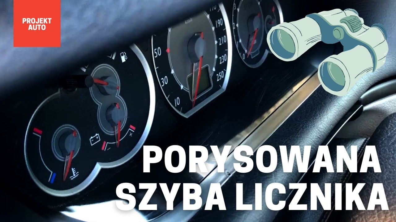 Jak wyjąc licznik? Citroen C5 - Polerowanie porysowanej szybki licznika pastą polerską
