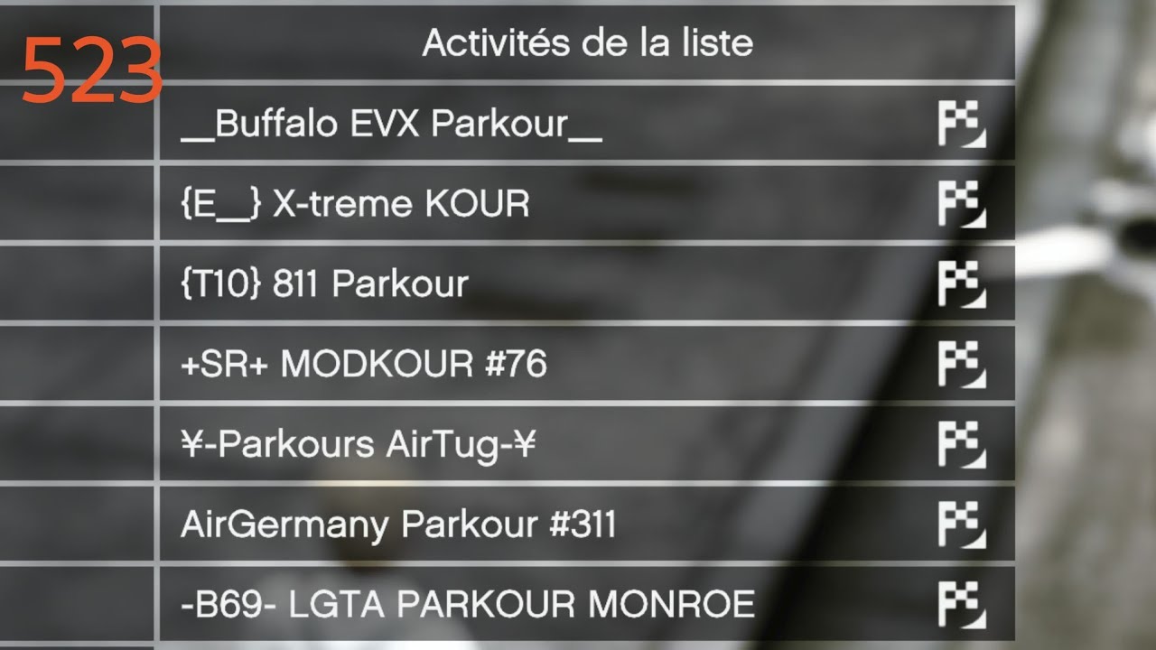 LISTE GTA ONLINE PS5/ part 2