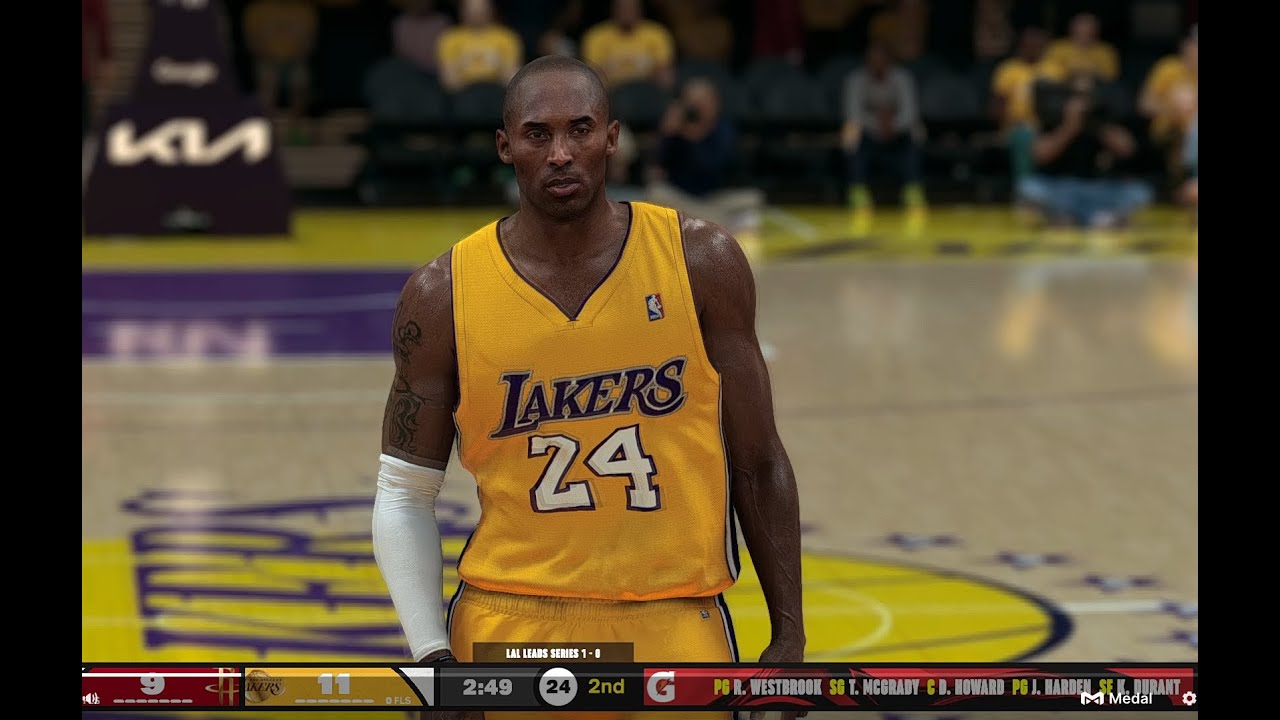 WCF GAME 2 | All Time Lakers vs All Time Rockets | Prime Kobe vs Prime TMAC