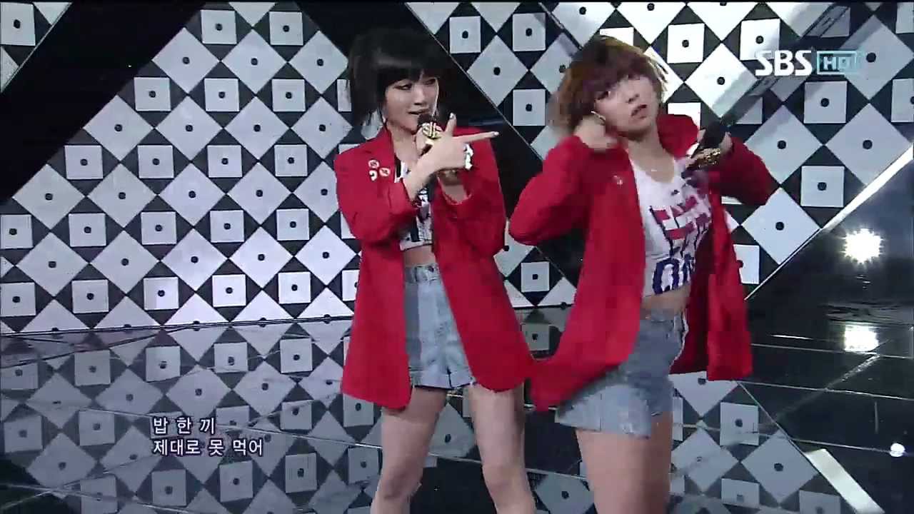 miss A [If I were a boy / 남자 없이 잘 살아] @SBS Inkigayo 인기가요 20121021