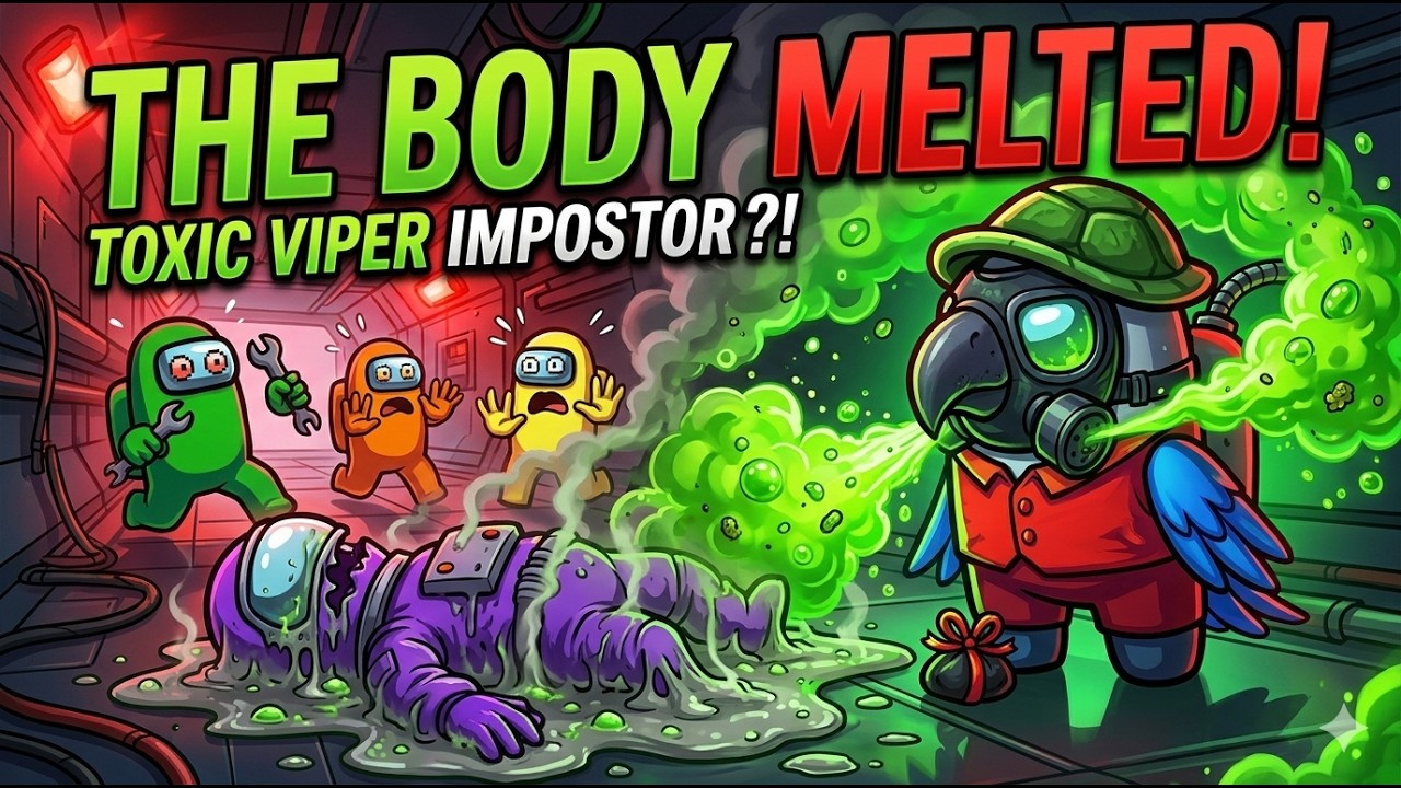 Among us The Viper Role Dissolves Bodies?! 😱 #amongus #impostor
