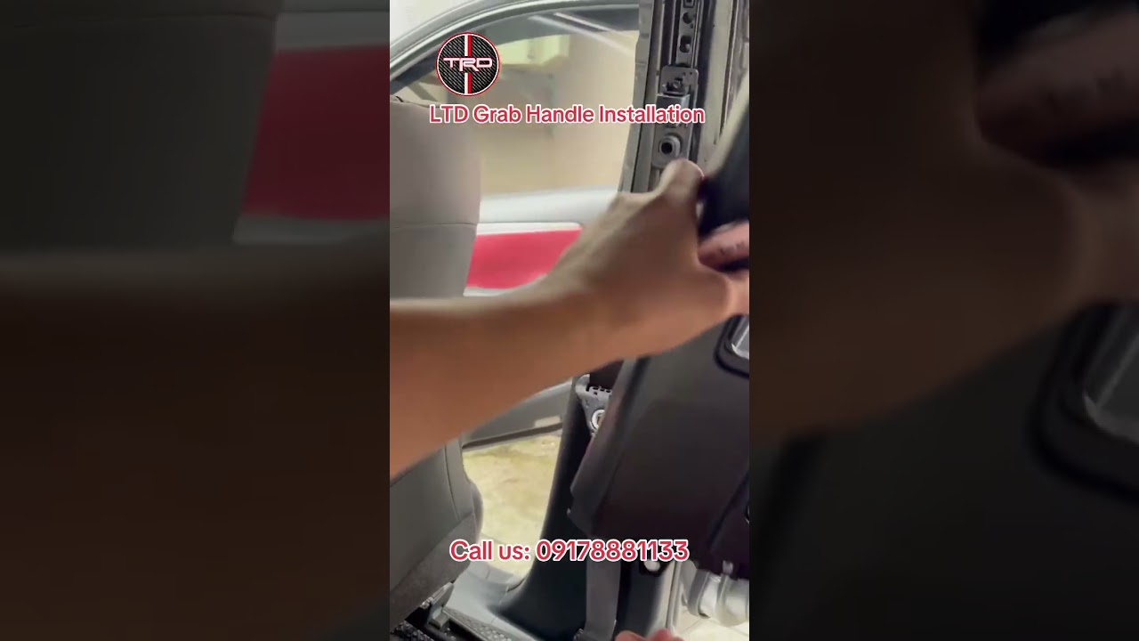 FORTUNER 2nd Row Grab Handle Installation | Original 