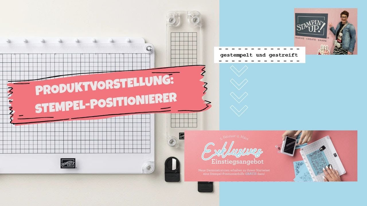 Produktvorstellung: der Stempelpositionierer von Stampin Up | GRATIS zum Starterpaket im Februar 26