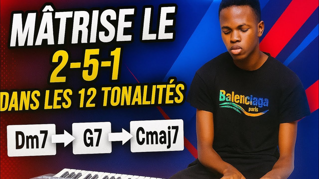 Joue la progression 2‑5‑1 dans toutes les tonalités – Exercice indispensable !