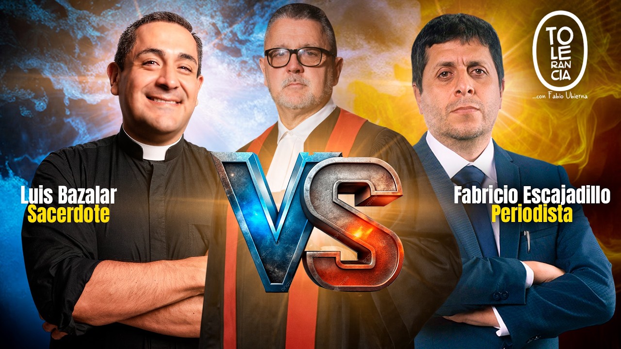 &iexcl;DEBATE DEL SIGLO! PROTESTANTE VS CURA CAT&Oacute;LICO - FABRICIO ESCAJADILLO VS SACERDOTE LUIS BAZALAR