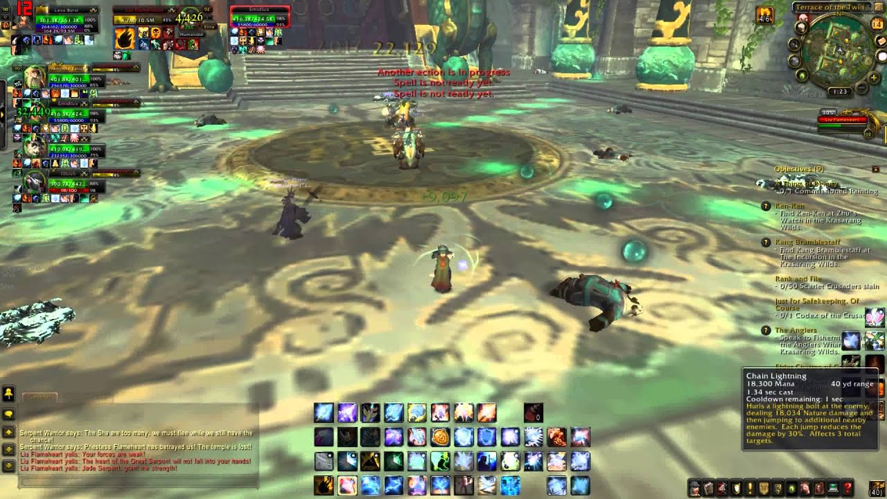 WoW MoP - Liu Flameheart bossfight