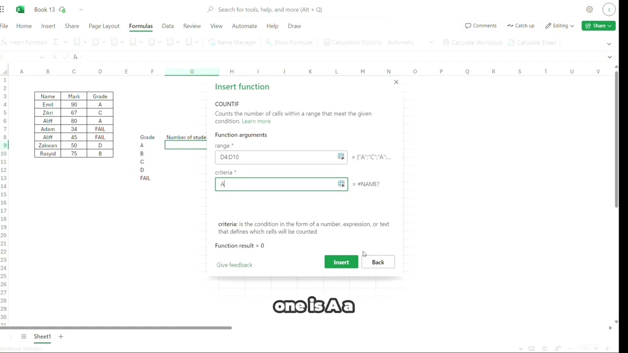 Tutorial on how to make a data analysis for grading the marks-CSC community service assignment.