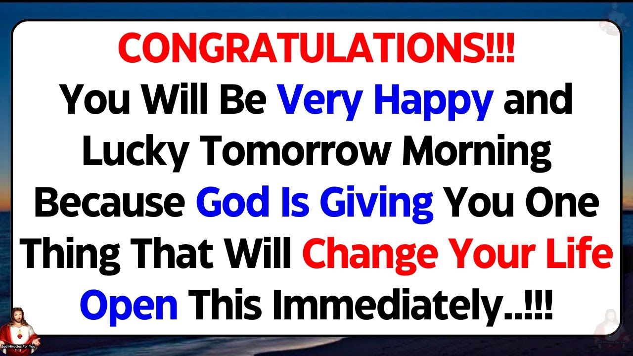 11:11💌God Says: CONGRATULATIONS! You Will Be Very Happy And Lucky On This Day ✝️Gods Message For You