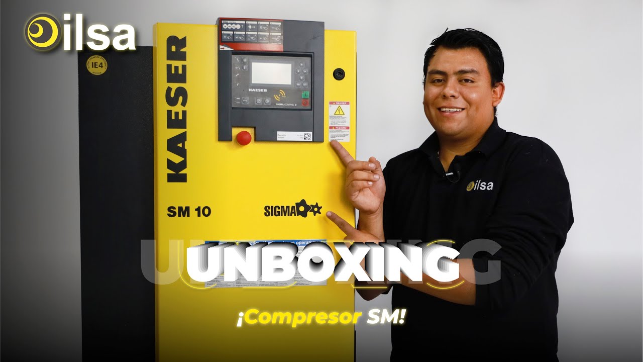 CONOCE los COMPRESORES de la familia SM de KAESER 🏭👷🏻‍♀️👷🏻