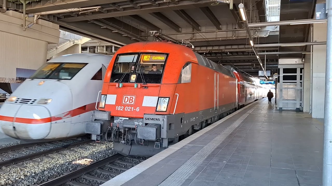 [DB] BR 182 Departs from the station (Ostkreuz)