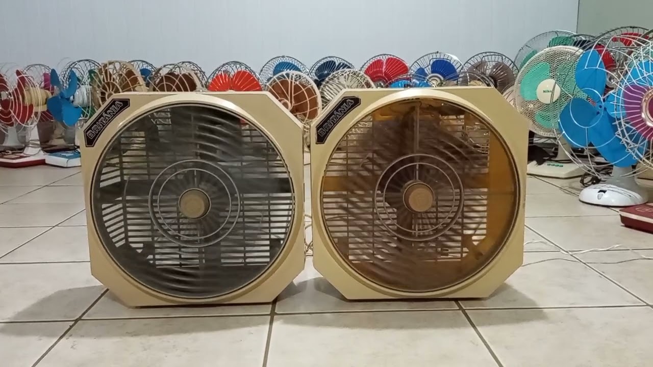 Circuladores de ar antigos Britânia C30