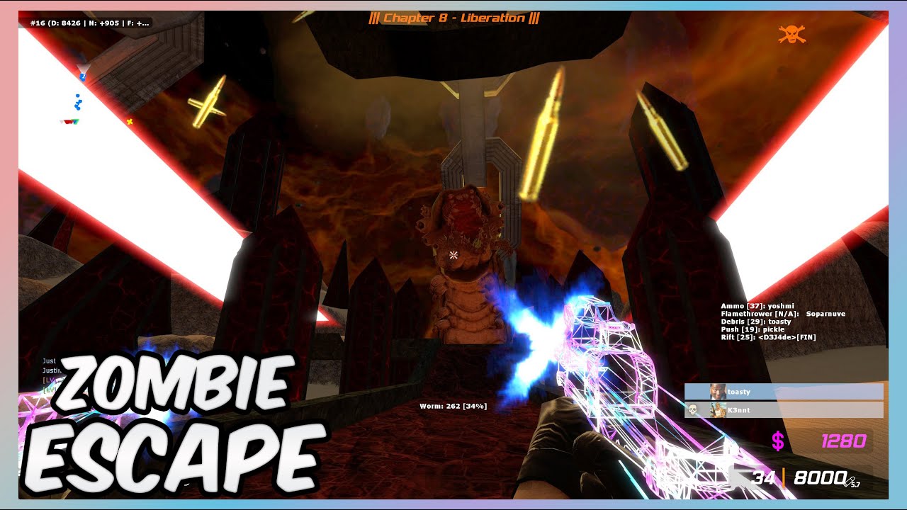 Counter-Strike Source: Zombie Escape | ze_ancient_wrath_v3_d on UNLOZE (Stage 8)