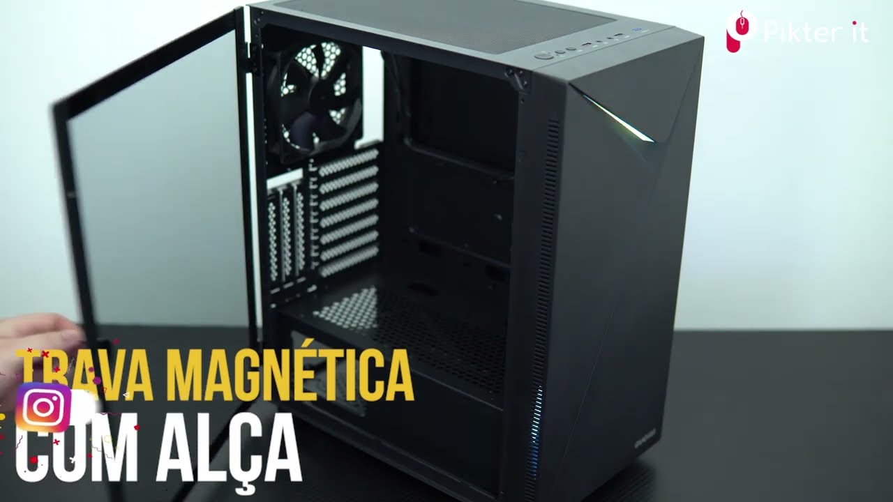 Gamdias ARGUS E4 Elite WH Mid Tower Gaming Case available on pikter It
