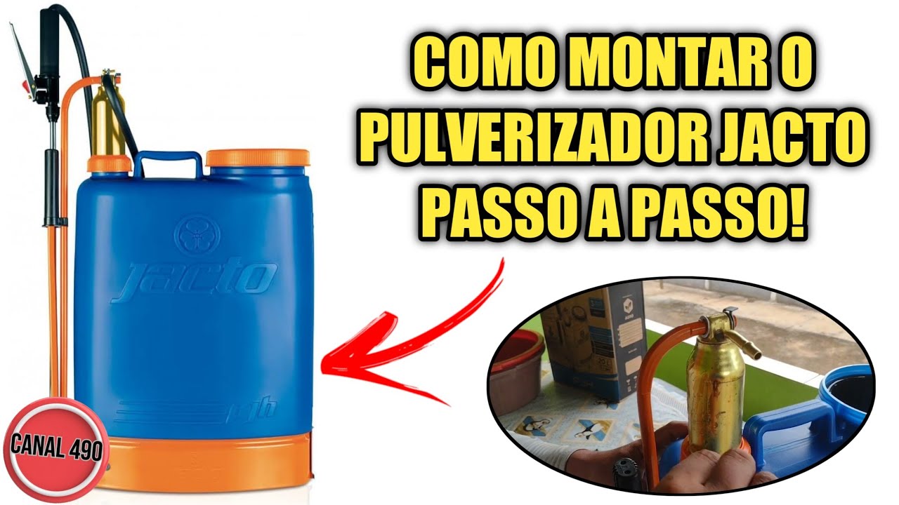 COMO MONTAR O PULVERIZADOR JACTO PASSO A PASSO!