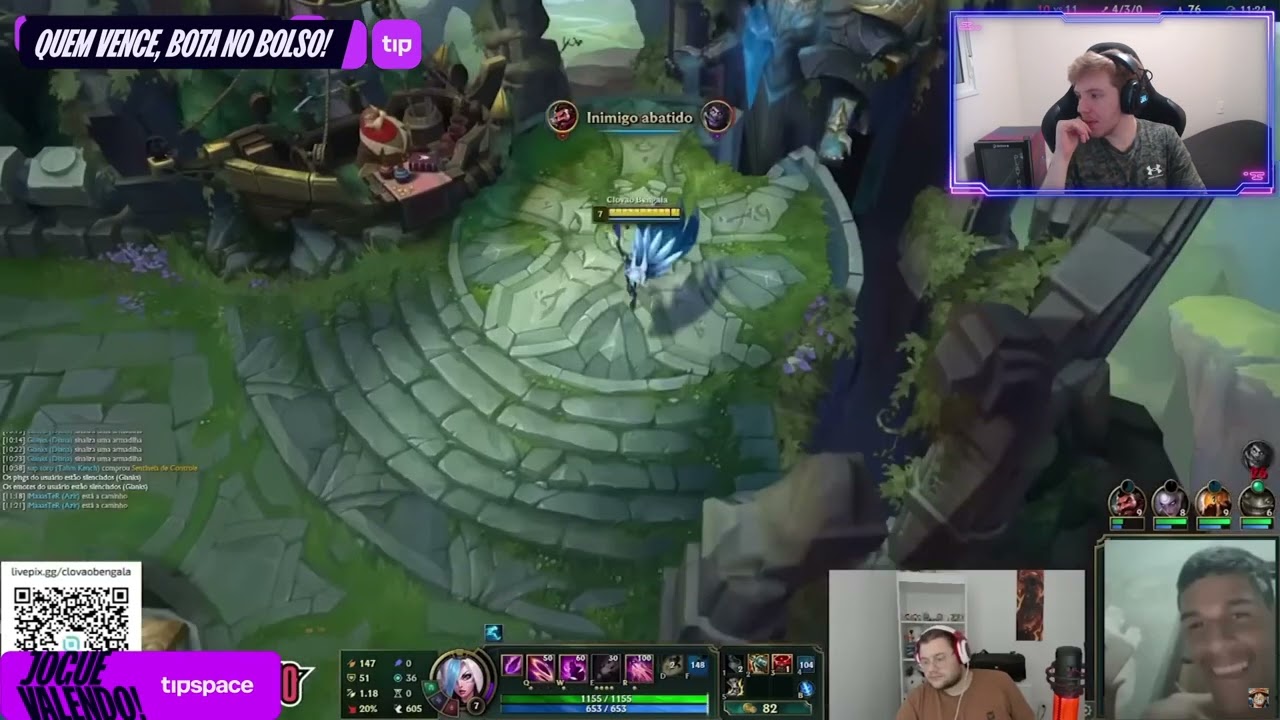 &Eacute; IMPOSS&Iacute;VEL TANCAR O CLOV&Atilde;O BENGALA KKKKK