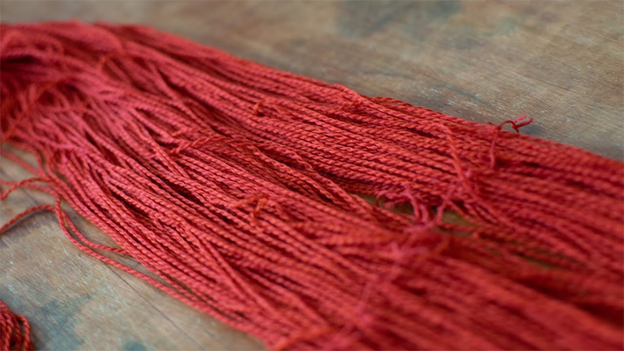 草木染め　ウールの染め方