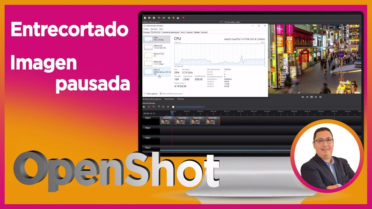 ¿Porqué se escucha entrecortado OpenShot durante la edición?