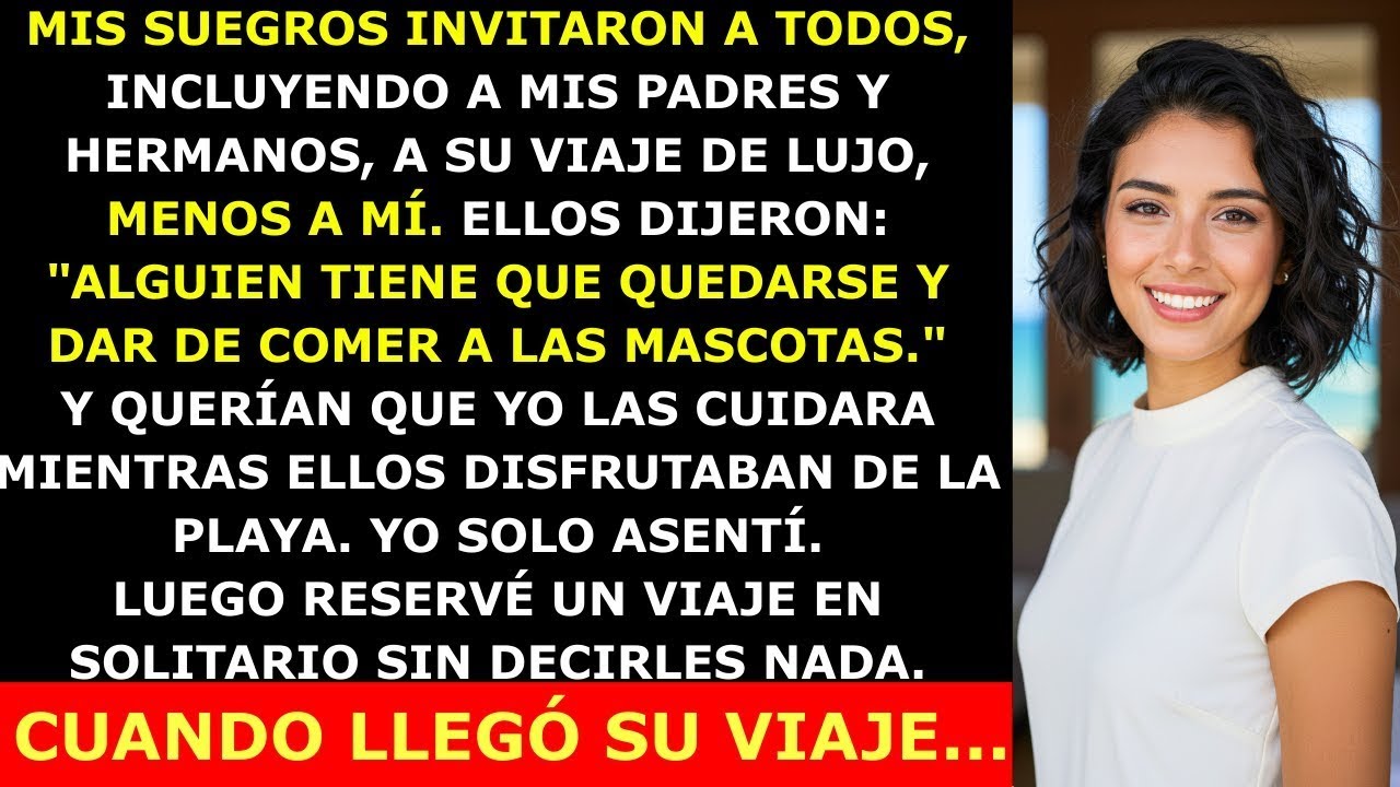 Mis Suegros Invitaron a Todos Menos a Mí y Querían Que Cuidara a Sus Mascotas — No Esperaban Esto
