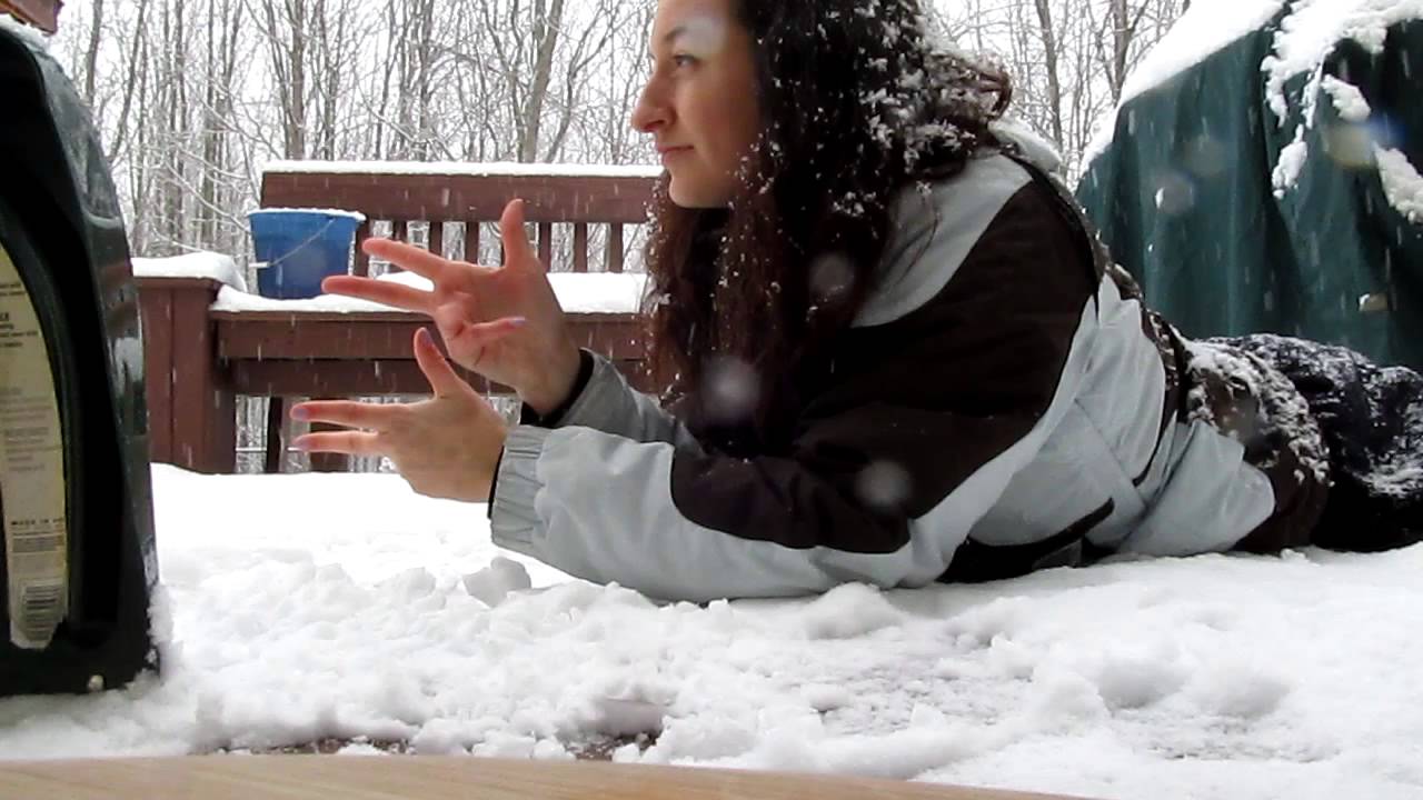 ASMR Snowing and Snow Crunching with Hand Movements | Winter Snow Outdoors | Lofi Soft Spoken